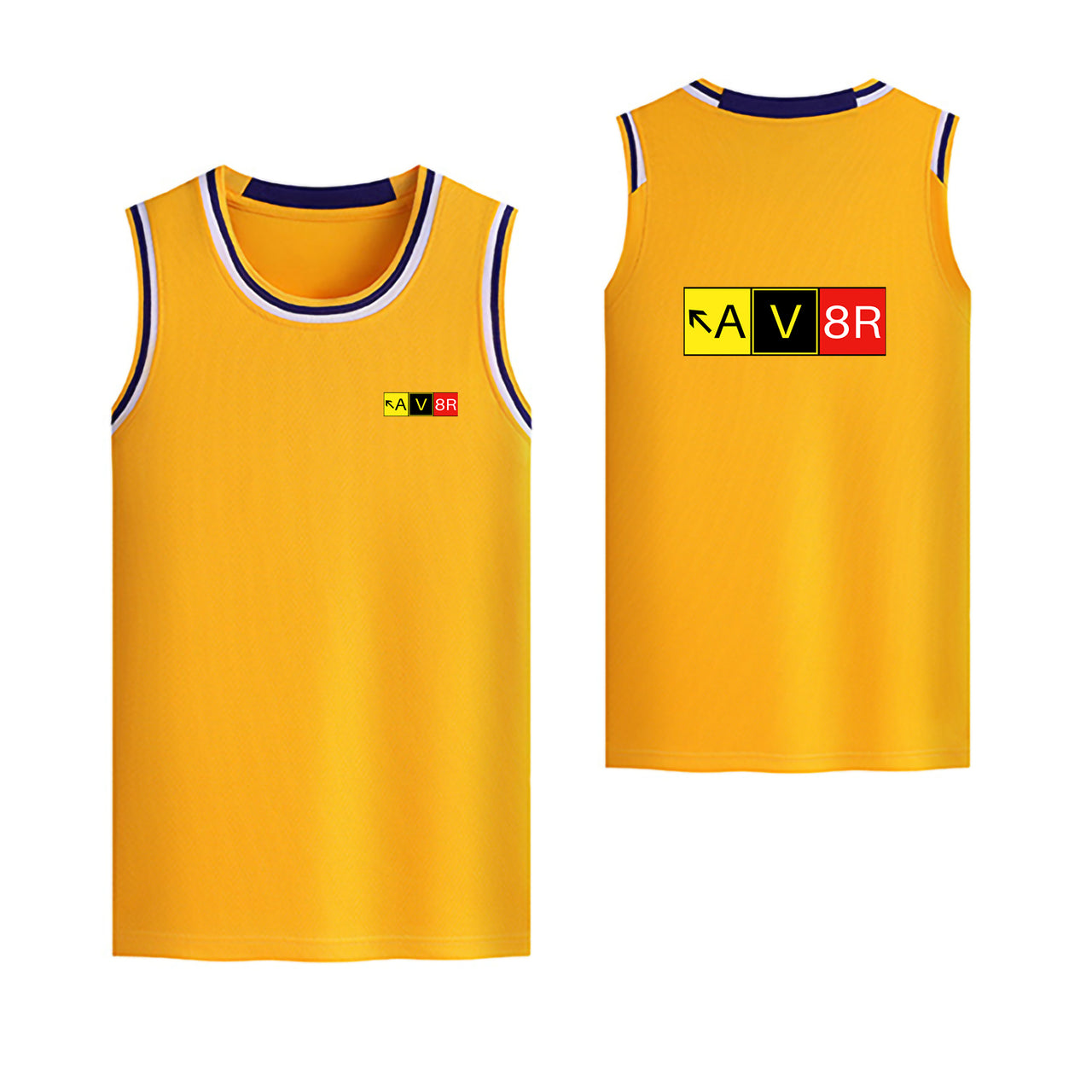 AV8R Designed Basketball Style Sports Tank Tops