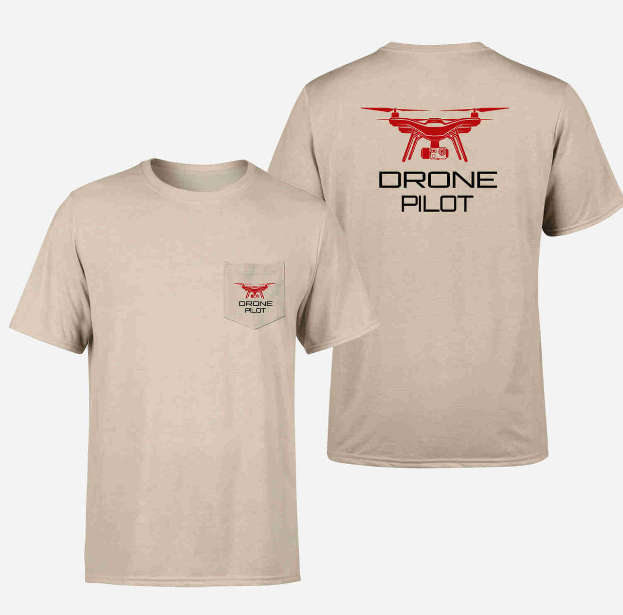 Drone Pilot Designed Pocket T-Shirts