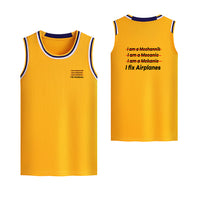 Thumbnail for I Fix Airplanes Designed Basketball Style Sports Tank Tops