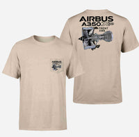 Thumbnail for Airbus A350 & Trent Wxb Engine Designed Pocket T-Shirts