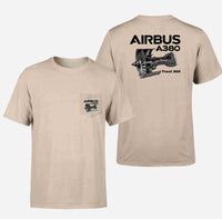 Thumbnail for Airbus A380 & Trent 900 Engine Designed Pocket T-Shirts