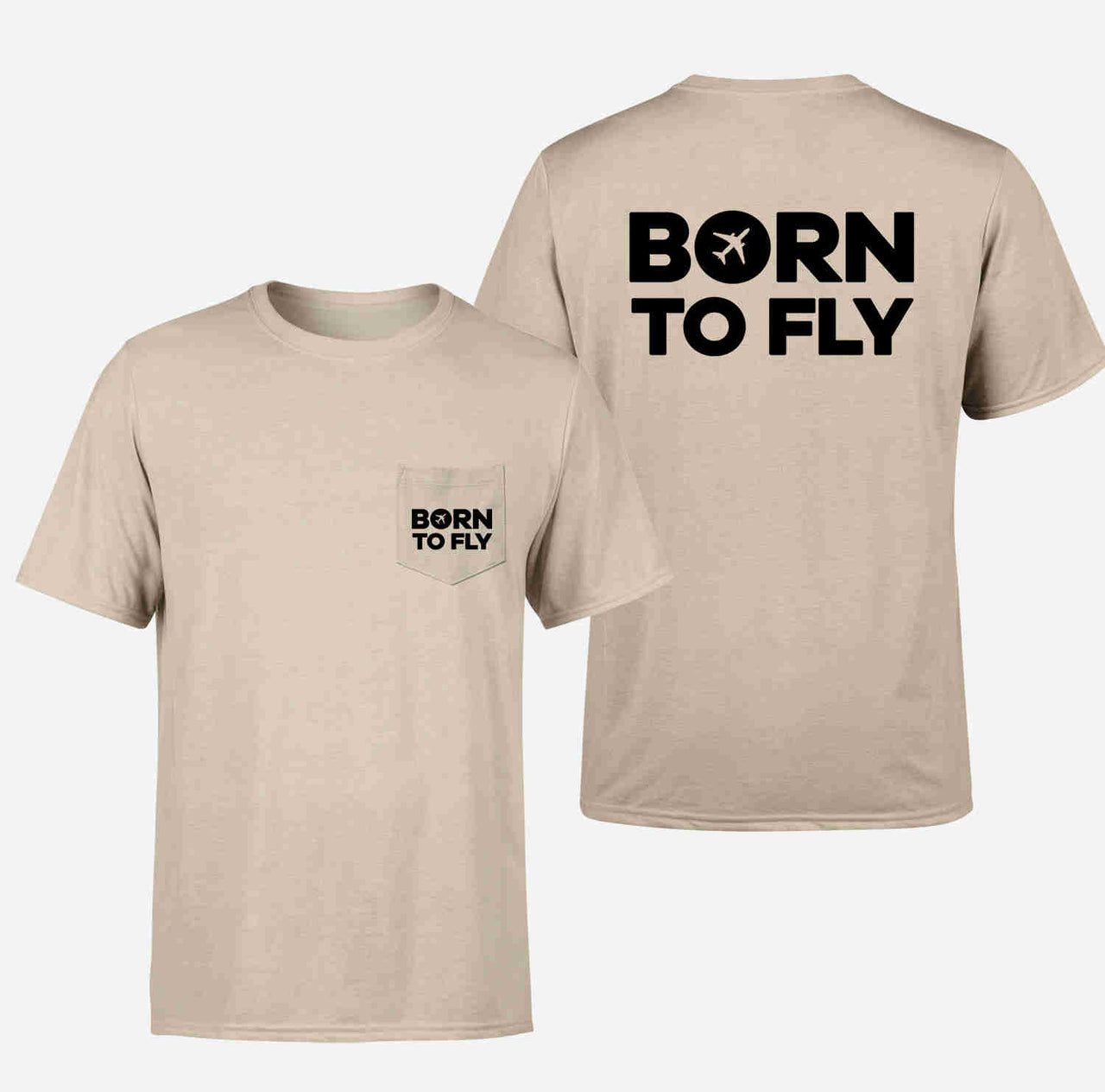 Born To Fly Special Designed Pocket T-Shirts