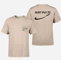 Thumbnail for Just Fly It 2 Designed Pocket T-Shirts