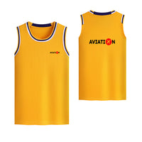 Thumbnail for Aviation Designed Basketball Style Sports Tank Tops