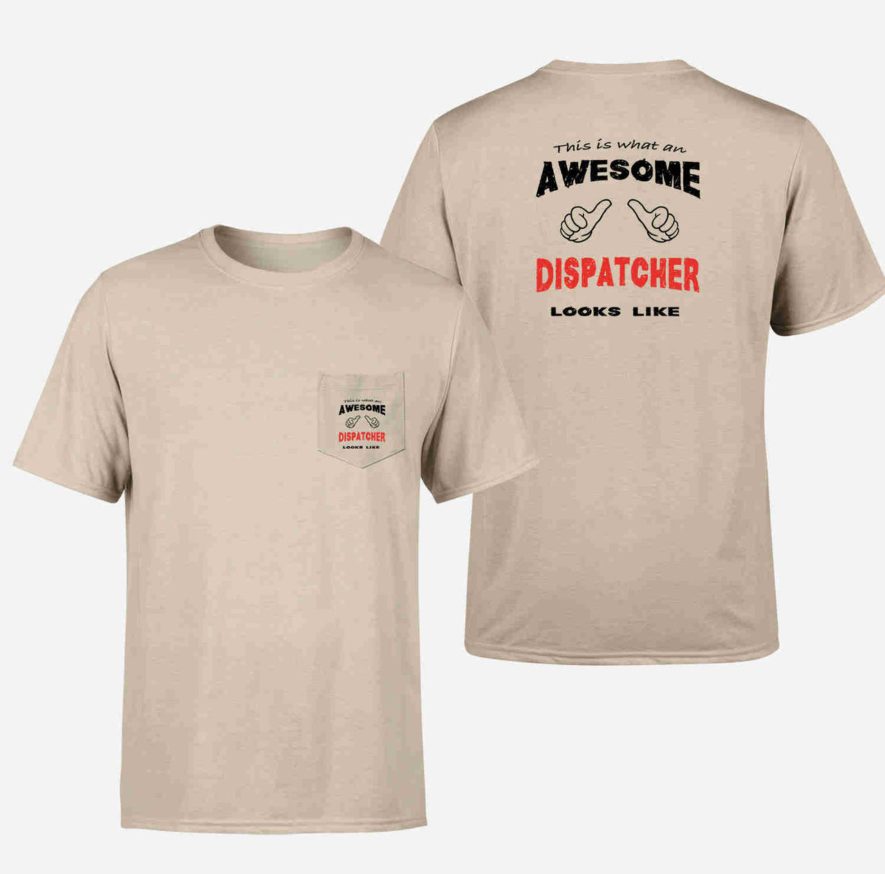 Dispatcher Designed Pocket T-Shirts