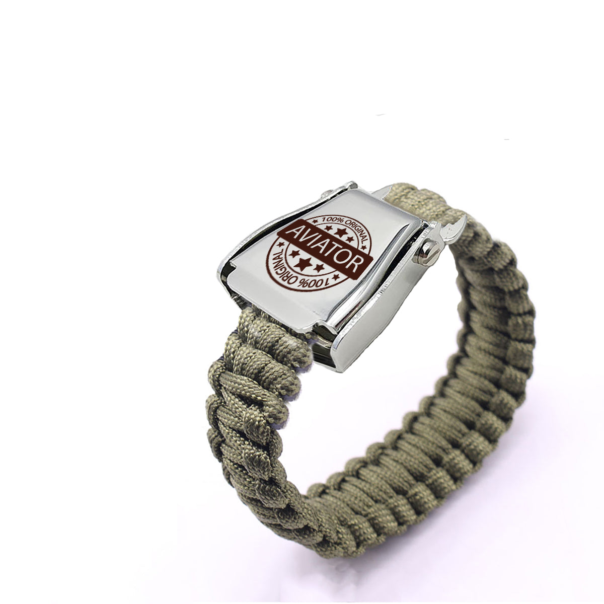 %100 Original Aviator Design Airplane Seat Belt Bracelet