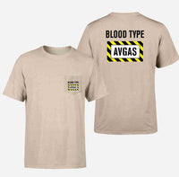 Thumbnail for Blood Type AVGAS Designed Pocket T-Shirts