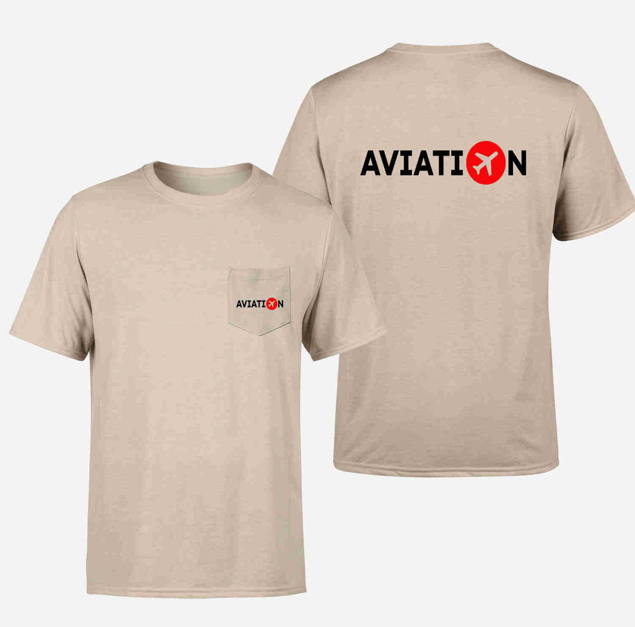 Aviation Designed Pocket T-Shirts