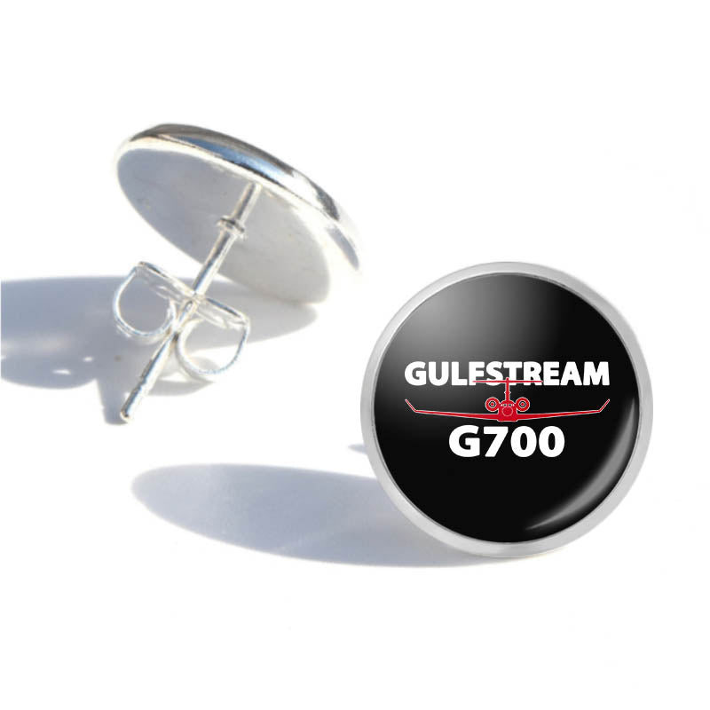 Amazing Gulfstream G700 Designed Stud Earrings