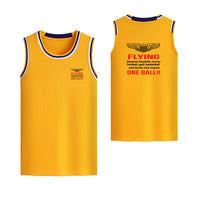 Thumbnail for Flying One Ball Designed Basketball Style Sports Tank Tops