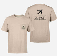 Thumbnail for I Love The Smell Of Jet Fuel In The Morning Designed Pocket T-Shirts