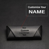 Thumbnail for Your Custom Design & Image & Logo & Text Design High End Handmade Retro PU Leather (1) Glasses Case