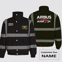 Thumbnail for Amazing Airbus A350 XWB Designed Reflective Winter Jackets