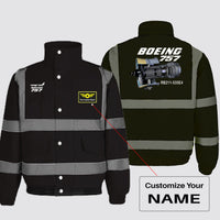 Thumbnail for Boeing 757 & Rolls Royce Engine (RB211) Designed Reflective Winter Jackets