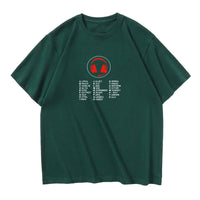 Thumbnail for Aviation Alphabet 3 Designed Relax Fit T-Shirts