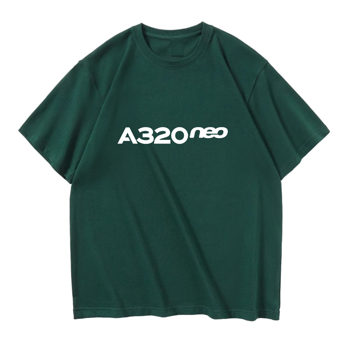 A320neo & Text Designed Relax Fit T-Shirts