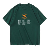 Thumbnail for Aviation Alphabet 2 Designed Relax Fit T-Shirts