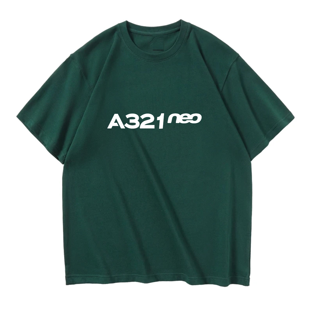 A321neo & Text Designed Relax Fit T-Shirts