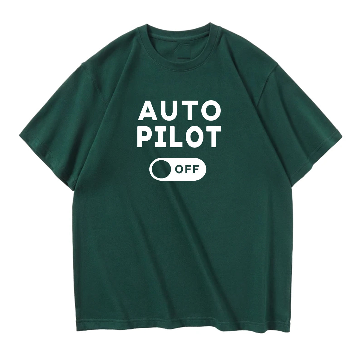 Auto Pilot Off Designed Relax Fit T-Shirts