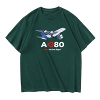 Thumbnail for Airbus A380 Love at first flight Designed Relax Fit T-Shirts