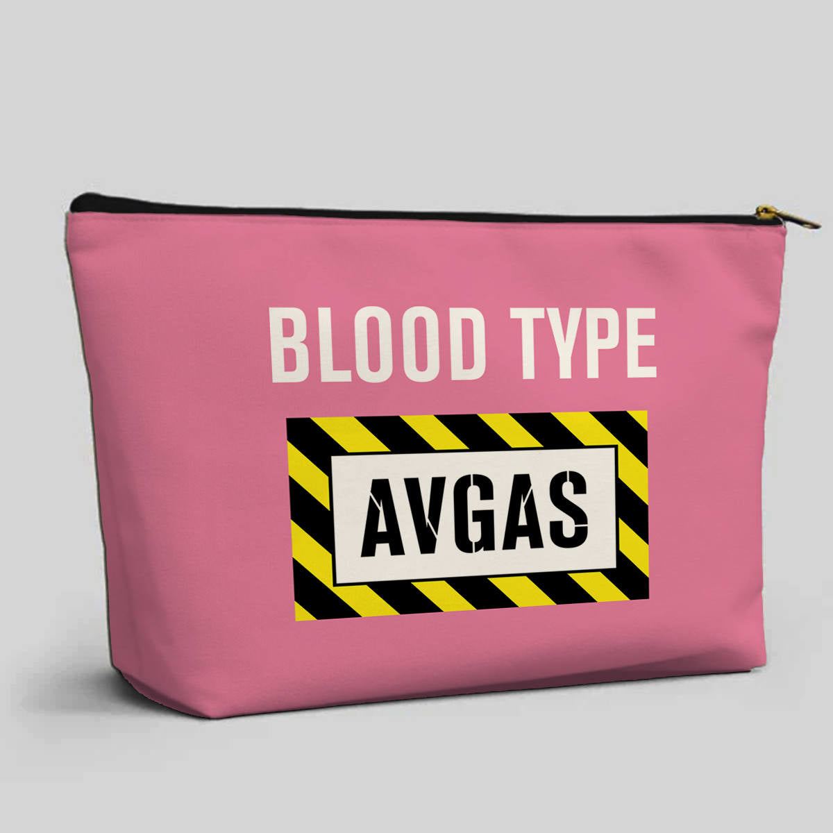 Blood Type AVGAS Designed Zipper Pouch