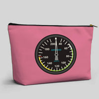 Thumbnail for Airplane Instruments (Airspeed) Designed Zipper Pouch