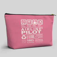 Thumbnail for Airline Pilot Label Designed Zipper Pouch