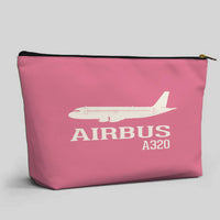 Thumbnail for Airbus A320 Printed Designed Zipper Pouch