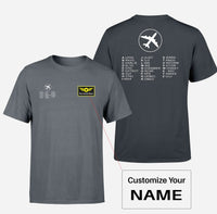 Thumbnail for Aviation Alphabet 2 Double-Side T-Shirts