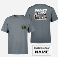 Thumbnail for Boeing 747 & PW4000-94 Engine Designed Pocket T-Shirts