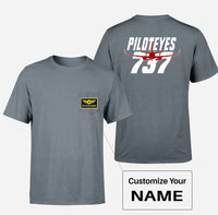 Thumbnail for Amazing Piloteyes737 Designed Pocket T-Shirts