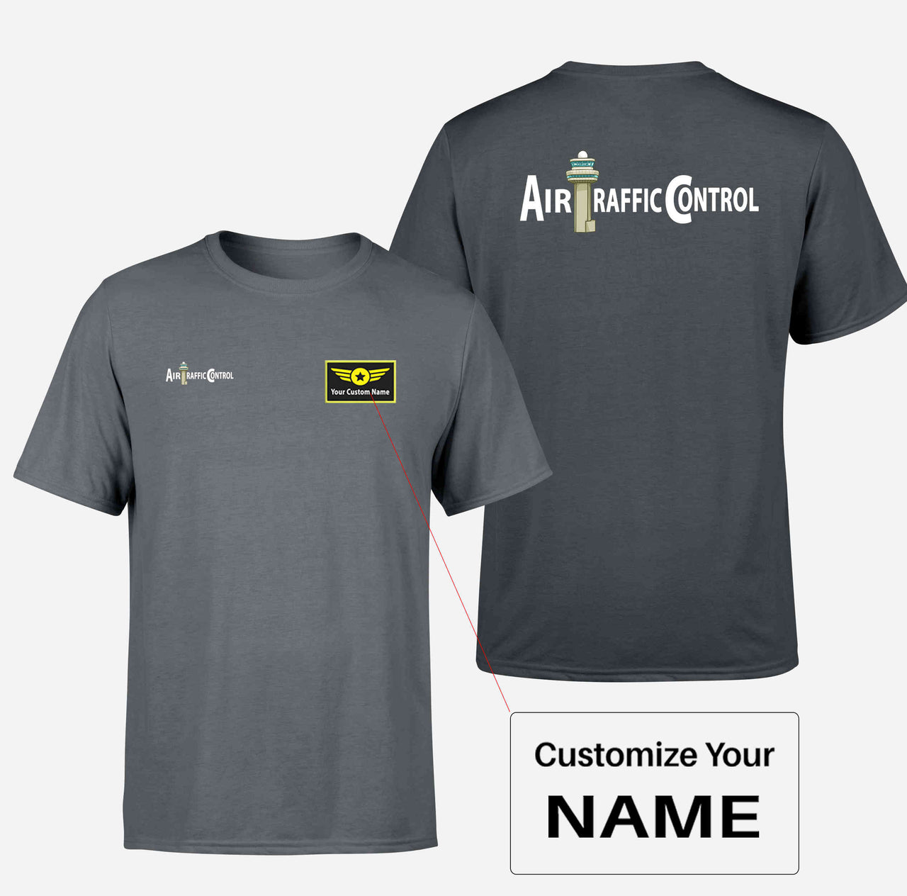 Air Traffic Control Double-Side T-Shirts