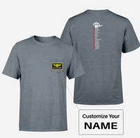 Thumbnail for Aviation Alphabet Designed Pocket T-Shirts