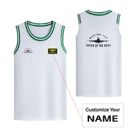 Thumbnail for Boeing 747 Queen of the Skies Designed Basketball Style Sports Tank Tops