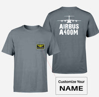 Thumbnail for Airbus A400M & Plane Designed Pocket T-Shirts