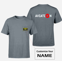 Thumbnail for Aviation Designed Pocket T-Shirts