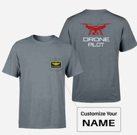 Thumbnail for Drone Pilot Designed Pocket T-Shirts