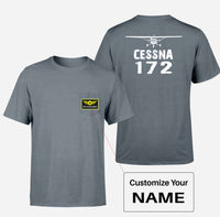 Thumbnail for Cessna 172 & Plane Designed Pocket T-Shirts