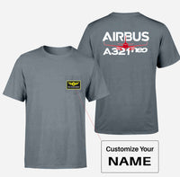 Thumbnail for Amazing Airbus A321neo Designed Pocket T-Shirts