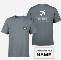 Thumbnail for I Love The Smell Of Jet Fuel In The Morning Designed Pocket T-Shirts