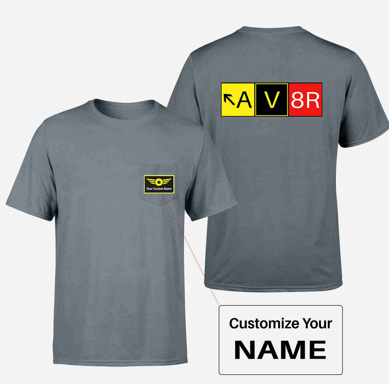 AV8R Designed Pocket T-Shirts