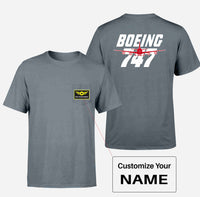 Thumbnail for Amazing Boeing 747 Designed Pocket T-Shirts