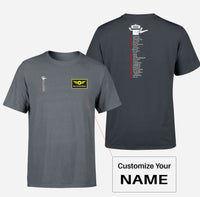 Thumbnail for Aviation Alphabet Double-Side T-Shirts