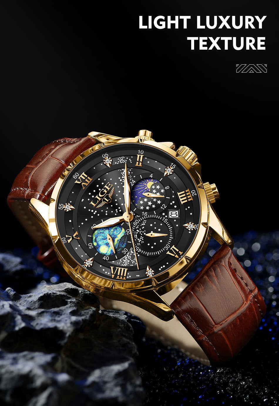 30M Waterproof Luminous Quartz Wristwatches