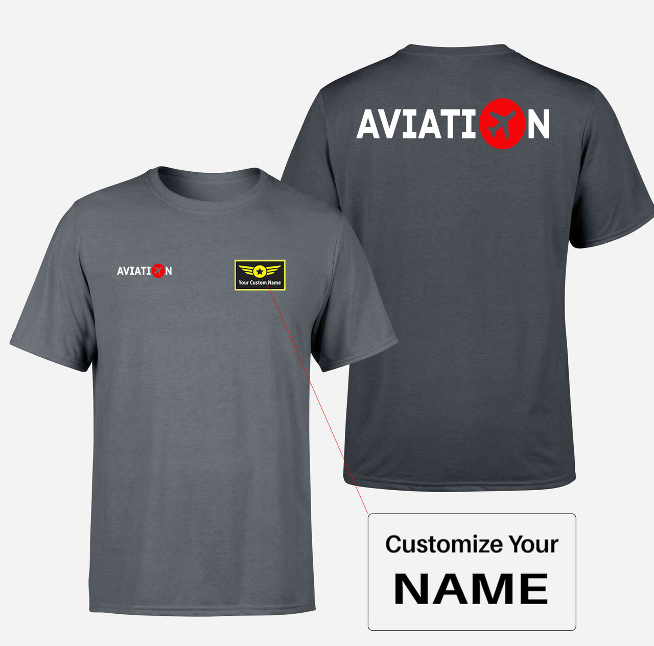 Aviation Double-Side T-Shirts