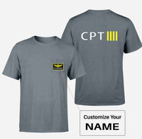 Thumbnail for CPT & 4 Lines Designed Pocket T-Shirts