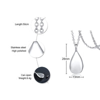 Thumbnail for Your Custom Design & Image & Logo & Text Design  Can open droplet shaped pendant