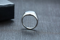 Thumbnail for Your Custom Design & Image & Logo & Text Design  14MM Stainless Steel Smooth Ring (1)