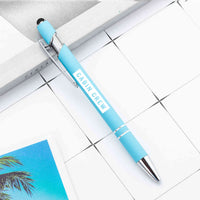 Thumbnail for Cabin Crew Text Designed Ballpens Capacitive Screen Touch Pens