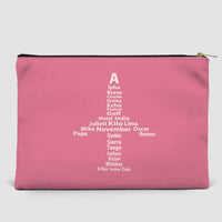 Thumbnail for Airplane Shape Aviation Alphabet Designed Zipper Pouch